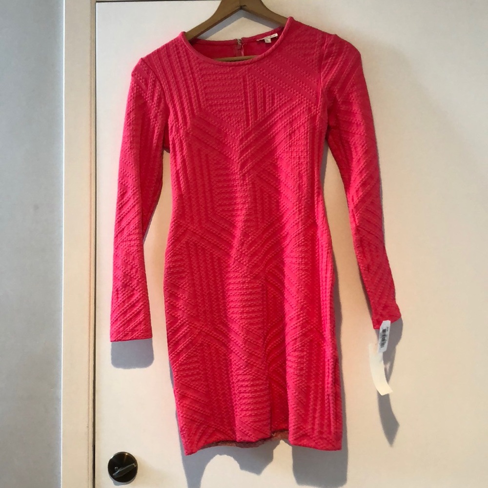 Pink Shoshanna dress with tags still on.